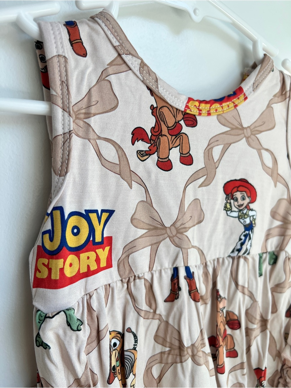 Gigi’s Toy Story Bamboo Ruffle Butt Romper 0-3M Rare Print